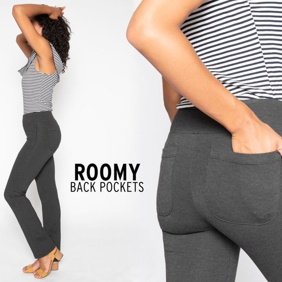 Dress Pant Yoga Pants Straight-Leg - Picture 10 of 14